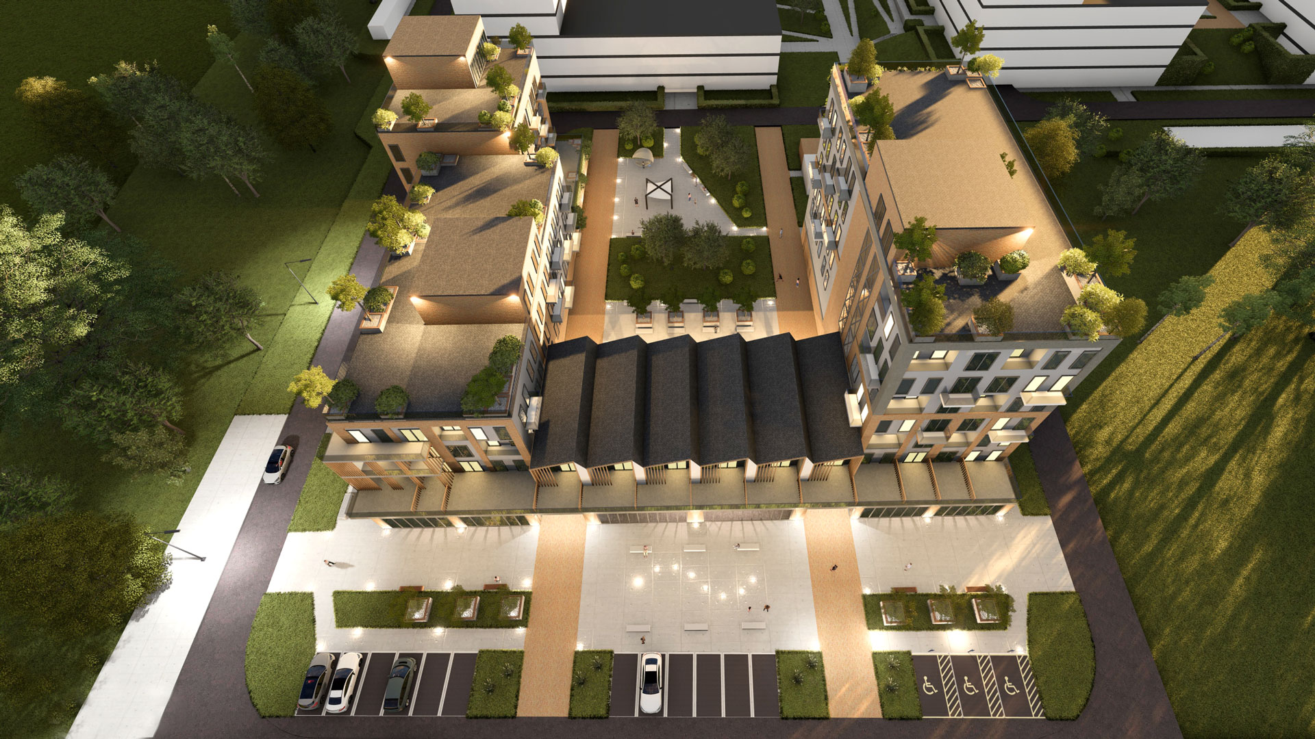 Wizualizacja 06 - Kwartał A przy dworcu